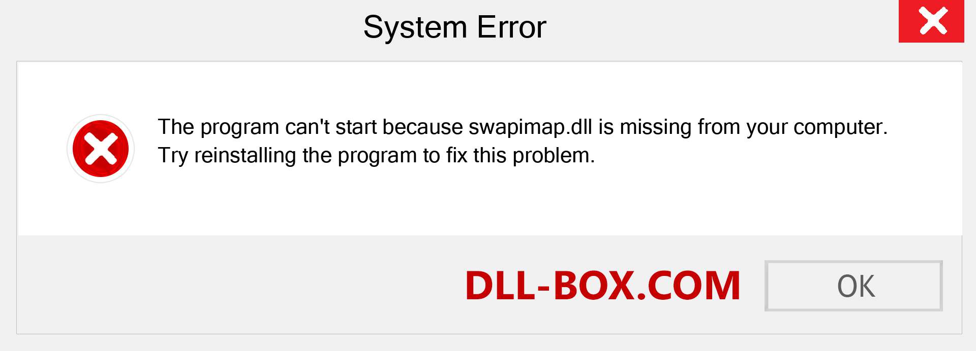  swapimap.dll file is missing?. Download for Windows 7, 8, 10 - Fix  swapimap dll Missing Error on Windows, photos, images